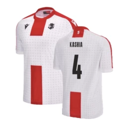 Maglia Calcio Georgia Kashia #4 Europei 2024 Prima Uomo