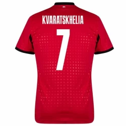 Maglia Calcio Georgia Kvaratskhelia #7 Europei 2024 Terza Uomo