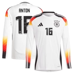 Maglia Calcio Germania Anton #16 Europei 2024 Prima Uomo Manica Lunga