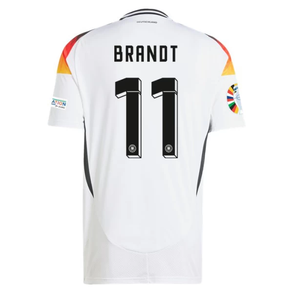 Maglia Calcio Germania Brandt #11 Europei 2024 Prima Uomo