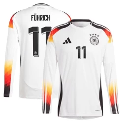 Maglia Calcio Germania Fuhrich #11 Europei 2024 Prima Uomo Manica Lunga