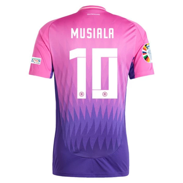 Maglia Calcio Germania Jamal Musiala #10 Europei 2024 Trasferta Uomo