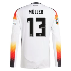 Maglia Calcio Germania Thomas Müller #13 Europei 2024 Prima Uomo Manica Lunga