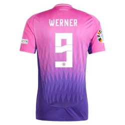 Maglia Calcio Germania Werner #9 Europei 2024 Trasferta Uomo