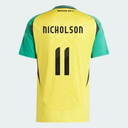 Maglia Calcio Giamaica Nicholson #11 Copa America 2024 Prima Uomo