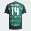 Maglia Calcio Giamaica Richards #14 Copa America 2024 Trasferta Uomo