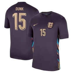 Maglia Calcio Inghilterra Dunk #15 Europei 2024 Trasferta Uomo