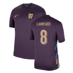 Maglia Calcio Inghilterra Lampard #8 Europei 2024 Trasferta Uomo