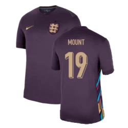 Maglia Calcio Inghilterra Mason Mount #19 Europei 2024 Trasferta Uomo