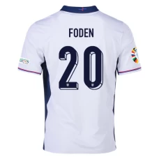 Maglia Calcio Inghilterra Phil Foden #20 Europei 2024 Prima Uomo