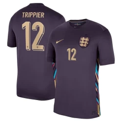 Maglia Calcio Inghilterra Trippier #12 Europei 2024 Trasferta Uomo