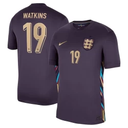 Maglia Calcio Inghilterra Watkins #19 Europei 2024 Trasferta Uomo