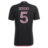 Maglia Calcio Inter Miami CF 2024-25 Sergio #5 Trasferta Uomo