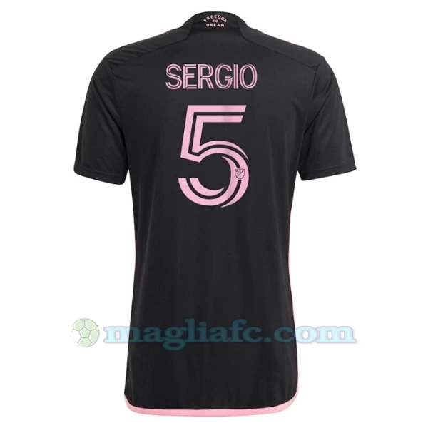 Maglia Calcio Inter Miami CF 2024-25 Sergio #5 Trasferta Uomo