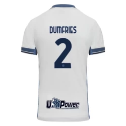 Maglia Calcio Inter Milan 2024-25 Dumfries #2 Trasferta Uomo