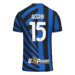 Maglia Calcio Inter Milan Acerbi #15 2024-25 Prima Uomo