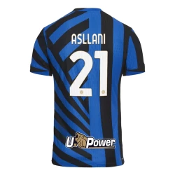 Maglia Calcio Inter Milan Asllani #21 2024-25 Prima Uomo