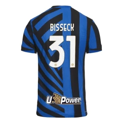 Maglia Calcio Inter Milan Bisseck #31 2024-25 Prima Uomo