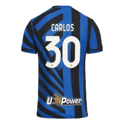 Maglia Calcio Inter Milan Carlos #30 2024-25 Prima Uomo