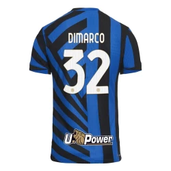 Maglia Calcio Inter Milan Dimarco #32 2024-25 Prima Uomo