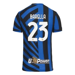 Maglia Calcio Inter Milan Nicolò Barella #23 2024-25 Prima Uomo