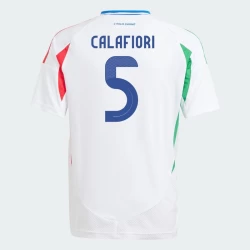 Maglia Calcio Italia Calafiori #5 Europei 2024 Trasferta Uomo