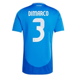 Maglia Calcio Italia DiMarco #3 Europei 2024 Prima Uomo