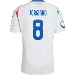 Maglia Calcio Italia Jorginho #8 Europei 2024 Trasferta Uomo