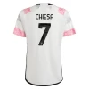 Maglia Calcio Juventus FC 2023-24 Federico Chiesa #7 Trasferta Uomo