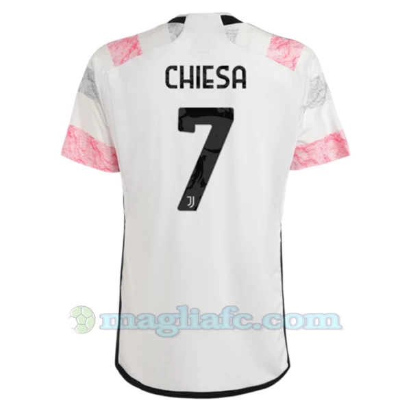 Maglia Calcio Juventus FC 2023-24 Federico Chiesa #7 Trasferta Uomo