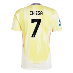 Maglia Calcio Juventus FC 2024-25 Federico Chiesa #7 Trasferta Uomo