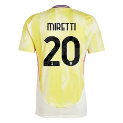 Maglia Calcio Juventus FC 2024-25 Miretti #20 Trasferta Uomo