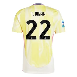 Maglia Calcio Juventus FC 2024-25 T.Weah #22 Trasferta Uomo