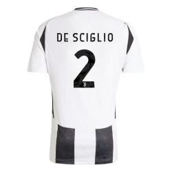 Maglia Calcio Juventus FC De Sciglio #2 2024-25 Prima Uomo