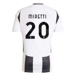 Maglia Calcio Juventus FC Miretti #20 2024-25 Prima Uomo