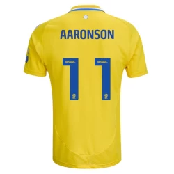 Maglia Calcio Leeds United 2024-25 Aaronson #11 Trasferta Uomo