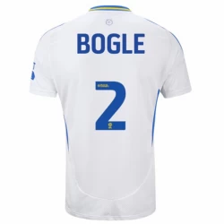 Maglia Calcio Leeds United Bogle #2 2024-25 Prima Uomo