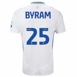 Maglia Calcio Leeds United Byram #25 2024-25 Prima Uomo