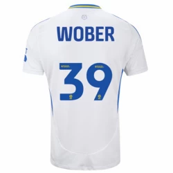 Maglia Calcio Leeds United Wober #39 2024-25 Prima Uomo