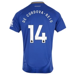 Maglia Calcio Leicester City De Cordova-reid #14 2024-25 Prima Uomo