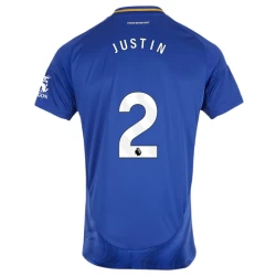 Maglia Calcio Leicester City Justin #2 2024-25 Prima Uomo