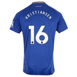 Maglia Calcio Leicester City Kristiansen #16 2024-25 Prima Uomo