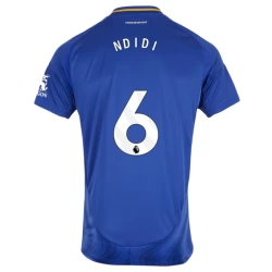 Maglia Calcio Leicester City Ndidi #6 2024-25 Prima Uomo