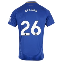 Maglia Calcio Leicester City Nelson #26 2024-25 Prima Uomo