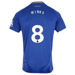 Maglia Calcio Leicester City Winks #8 2024-25 Prima Uomo