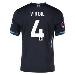 Maglia Calcio Liverpool FC 2024-25 Virgil van Dijk #4 Trasferta Uomo