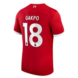 Maglia Calcio Liverpool FC Cody Gakpo #18 2023-24 Prima Uomo