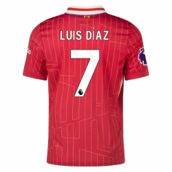 Maglia Calcio Liverpool FC Luis Diaz #7 2024-25 Prima Uomo