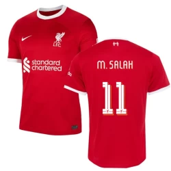 Maglia Calcio Liverpool FC Mohamed Salah #11 2023-24 UCL Prima Uomo