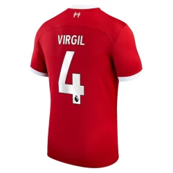 Maglia Calcio Liverpool FC Virgil van Dijk #4 2023-24 Prima Uomo